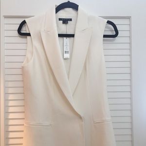 COPY - COPY - Never been worn Theory “Annea” ivory white vest